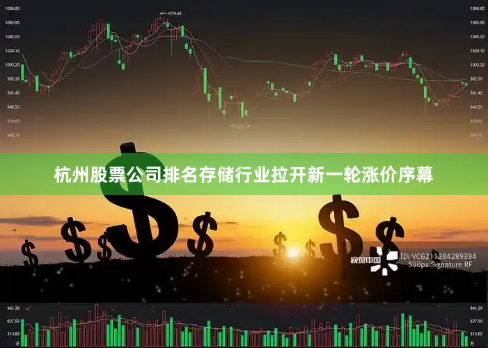 杭州股票公司排名存储行业拉开新一轮涨价序幕