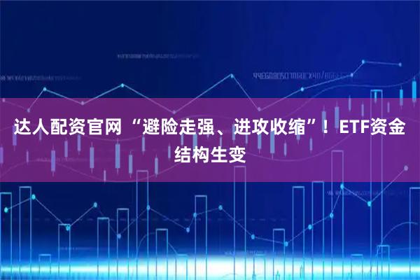 达人配资官网 “避险走强、进攻收缩”！ETF资金结构生变